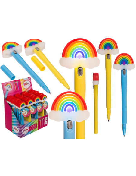 Rainbow Ballpoint Pen with LED 2 Colors OTB29/2906 Out of The Blue | Futurartshop.com