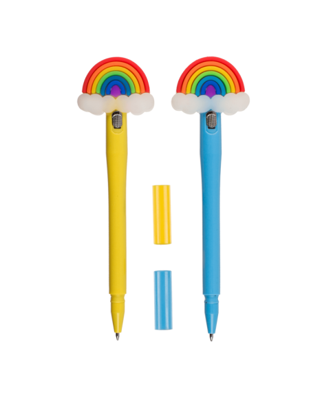 Rainbow Ballpoint Pen with LED 2 Colors OTB29/2906 Out of The Blue | Futurartshop.com
