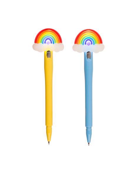 Rainbow Ballpoint Pen with LED 2 Colors OTB29/2906 Out of The Blue | Futurartshop.com