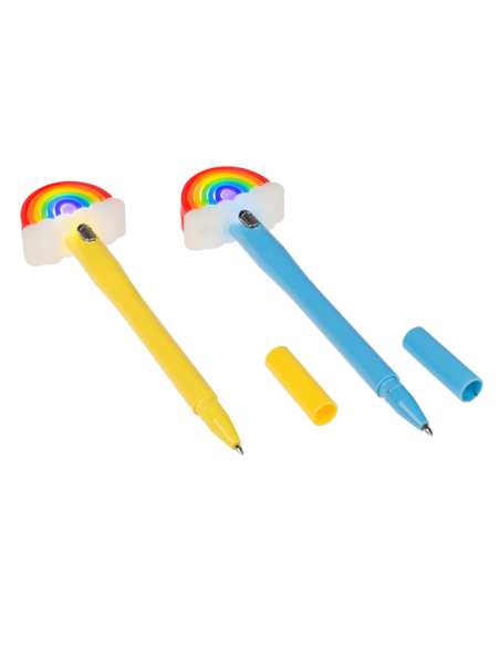 Rainbow Ballpoint Pen with LED 2 Colors OTB29/2906 Out of The Blue | Futurartshop.com