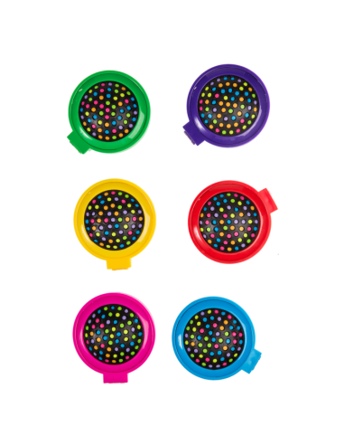 Specchietto portatile con spazzola 6 colori OTB76/3348 Out of The Blue | Futurartshop.com