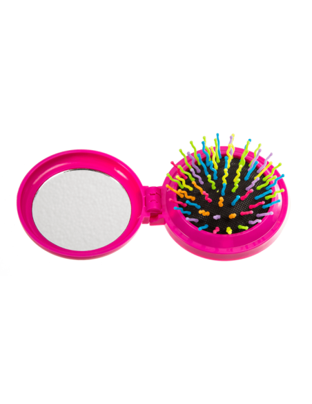 Portable mirror with brush 6 colors OTB76/3348 Out of The Blue | Futurartshop.com
