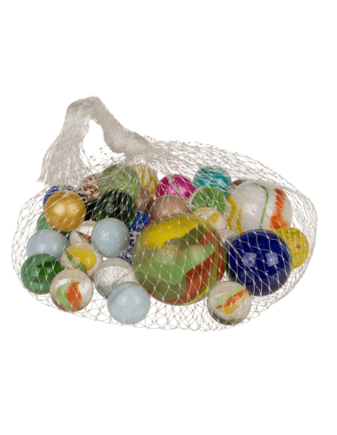 Biglie di vetro 250 g in rete OTB59/2177 Out of The Blue | Futurartshop.com