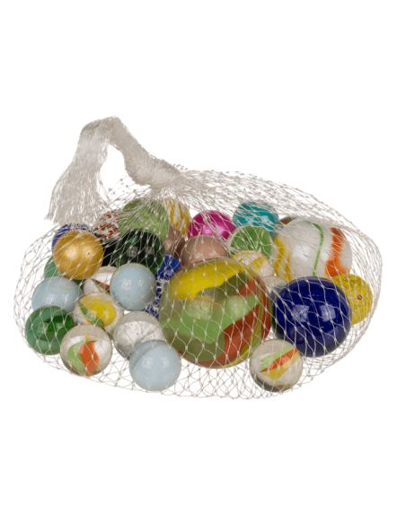 Biglie di vetro 250 g in rete OTB59/2177 Out of The Blue | Futurartshop.com