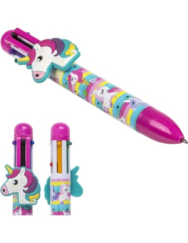 Unicorn Ballpoint Pen with 6 Colored Mines OTB29/2857 Out of The Blue | Futurartshop.com