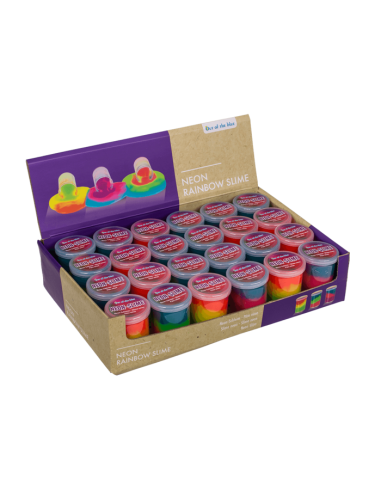 Slime in neon Rainbo jarw OTB12/2052 Out of The Blue | Futurartshop.com
