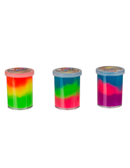 Slime in barattolo neon rainbow 3 colori OTB12/2052 Out of The Blue | Futurartshop.com