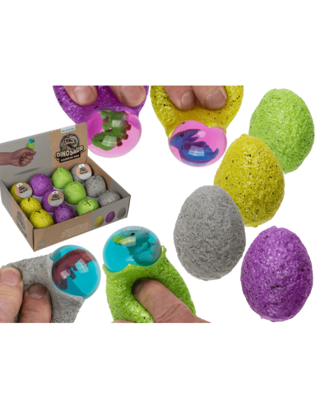 Uovo squeeze con dinosauro 4 colori OTB12/0900 Out of The Blue | Futurartshop.com