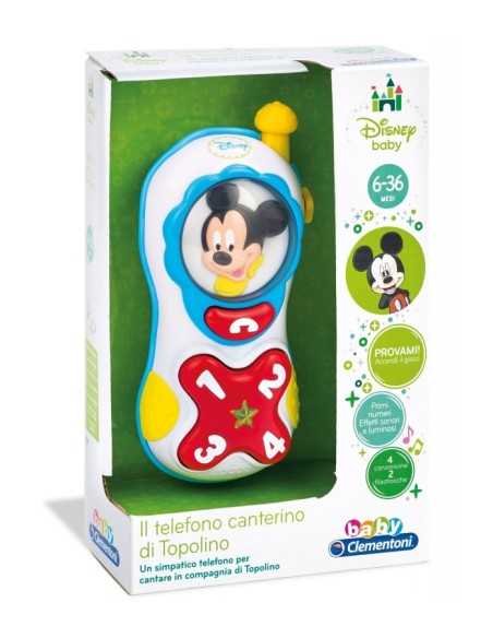 Mickey Mouse talking phone 2176528040359 Clementoni | Futurartshop.com