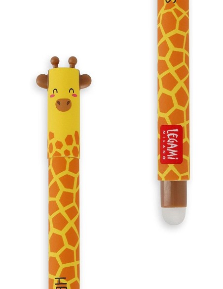 Erasable Black Giraffe Gel Pen LEGEP0019 Legami Milano | Futurartshop.com