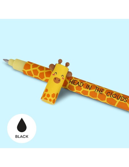 Erasable Black Giraffe Gel Pen LEGEP0019 Legami Milano | Futurartshop.com