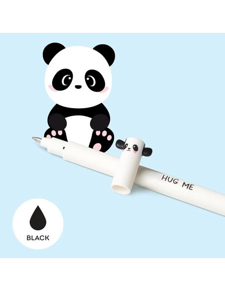 Erasable Black panda Gel Pen LEGEP0001 Legami Milano | Futurartshop.com