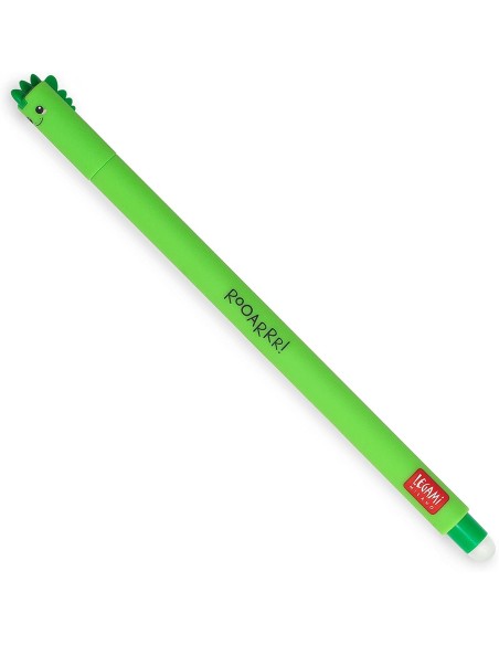 Erasable Green Dinosaur Gel Pen LEGEP0007 Legami Milano | Futurartshop.com