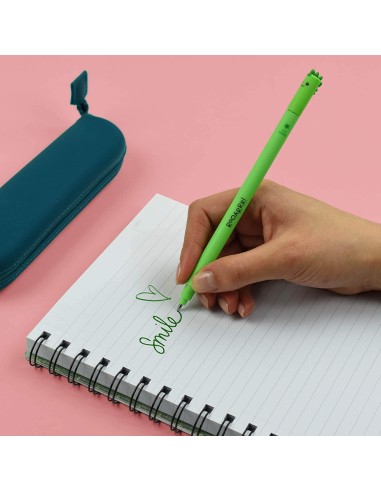 Penna gel dinosauro verde cancellabile LEGEP0007 Legami Milano | Futurartshop.com
