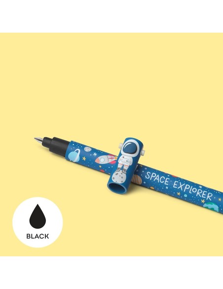 Erasable Black space Gel Pen LEGEP0009 Legami Milano | Futurartshop.com