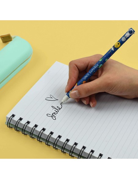 Erasable Black space Gel Pen LEGEP0009 Legami Milano | Futurartshop.com