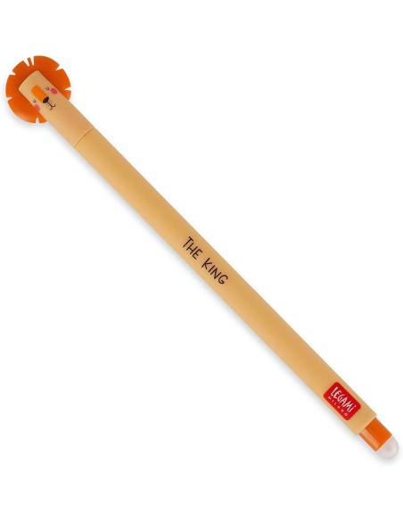 Penna gel leone arancione cancellabile LEGEP0017 Legami Milano | Futurartshop.com
