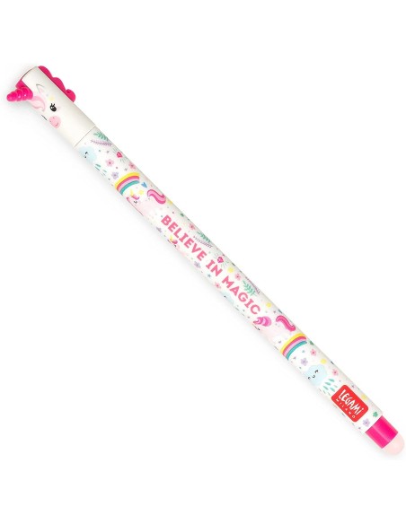Penna gel unicorno rosa cancellabile LEGEP0013 Legami Milano | Futurartshop.com