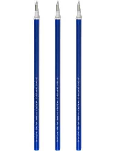 Pack 3 blue refill for erasable gel pen LEGREFEP0005 Legami Milano | Futurartshop.com