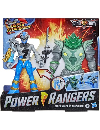 Po RangersEr Rangers character Blue Ranger vs Shockhorn Dino Fury OSTF1261/F1603 Hasbro | Futurartshop.com