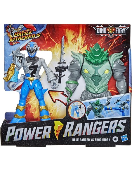 Po RangersEr Rangers character Blue Ranger vs Shockhorn Dino Fury OSTF1261/F1603 Hasbro | Futurartshop.com
