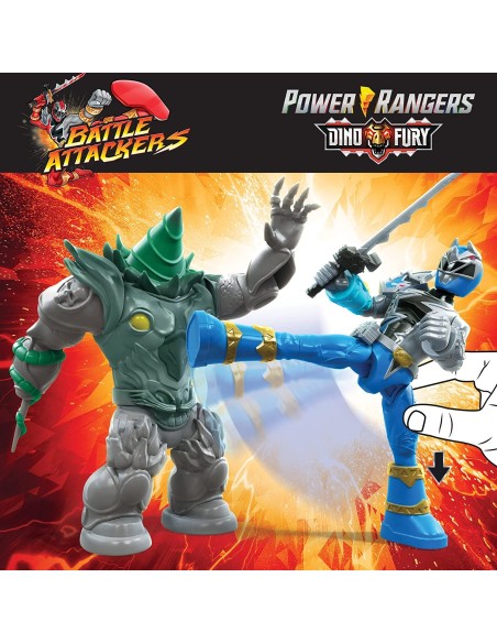 Power Rangers personaggio Blue Ranger vs Shockhorn Dino Fury OSTF1261/F1603 Hasbro | Futurartshop.com