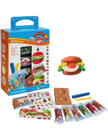 Dido modeling dough set create your own buns ARVF361800 Fila | Futurartshop.com