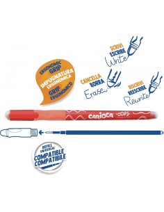 Penna Carioca oops a scatto rosso cancellabile ARV43043/03 Arvi | Futurartshop.com