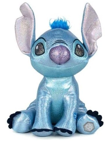 30 cm Glitter Blue Stitch Plush Toy with Sounds PTS760021955 Futurart | Futurartshop.com