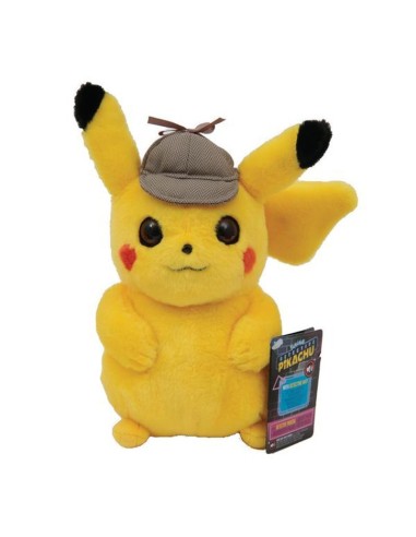 Detective Pikachu Plush Toy 20cm PTSPKT01000 Futurart | Futurartshop.com