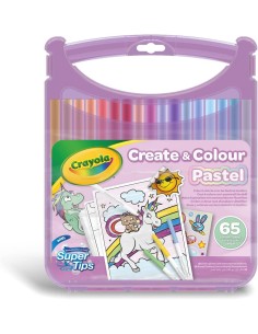 Briefcase create and color with washable pastel markers CRA25-5239 Crayola | Futurartshop.com 2
