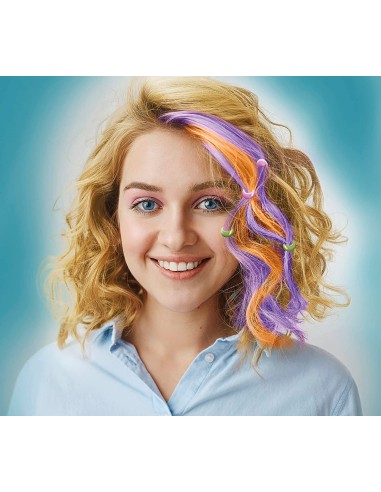 Crazy chic trendy hairstyle piastra con colore per decorazione capelli CLE18750 Clementoni | Futurartshop.com