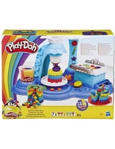 Play-doh pasta da modellare Rainbow cake party FICE5401 Hasbro | Futurartshop.com