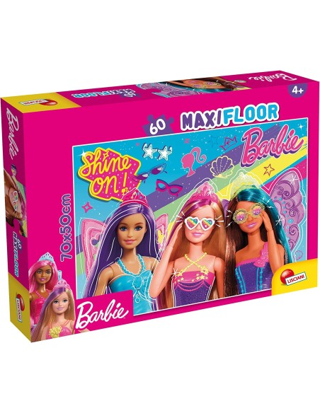 Puzzle Maxifloor 60 pezzi Barbie LIS99450 Lisciani | Futurartshop.com