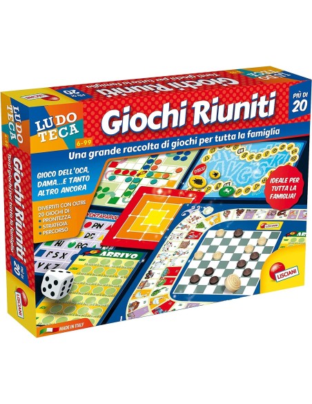 Playroom games gathered more than 20 LIS89154 Lisciani | Futurartshop.com