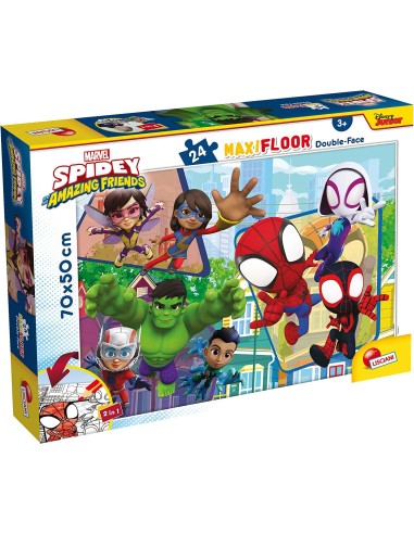 Puzzle Ma Puzzle floor24 pieces Spide Puzzle LIS99726 Lisciani | Futurartshop.com