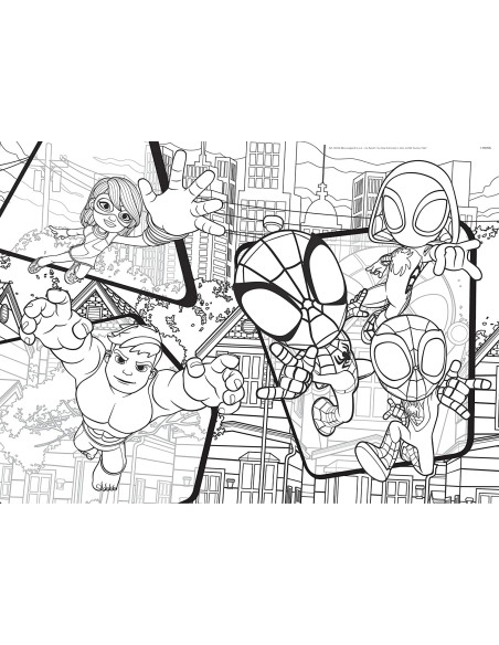 Puzzle Maxifloor 24 pezzi Spidey double-face LIS99726 Lisciani | Futurartshop.com