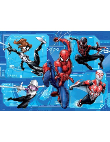 Puzzle Maxifloor 108 pezzi Spider-man double-face LIS99764 Lisciani | Futurartshop.com