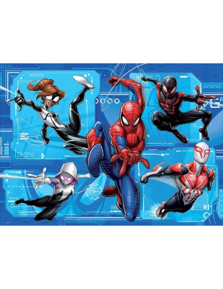 Puzzle Maxifloor 108 pezzi Spider-man double-face LIS99764 Lisciani | Futurartshop.com