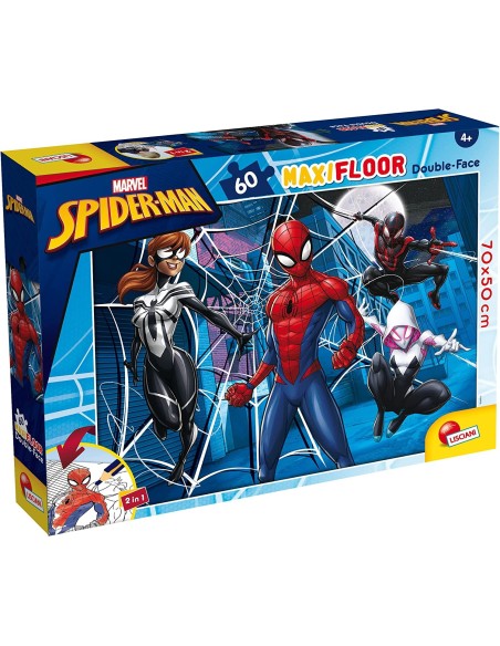 Puzzle Ma Puzzle floor60 pieces Spider-man double-face LIS99757 Lisciani | Futurartshop.com