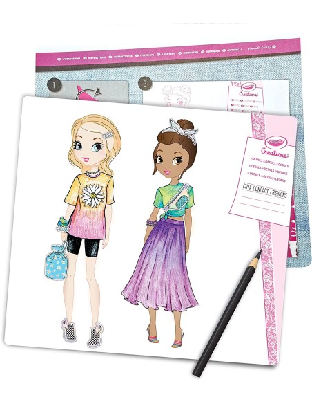 Creations sketchbook fashion sketch set CRA04-1178 Crayola | Futurartshop.com