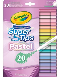 20 Crayon markers super tip washable CRA58-7517 Crayola | Futurartshop.com