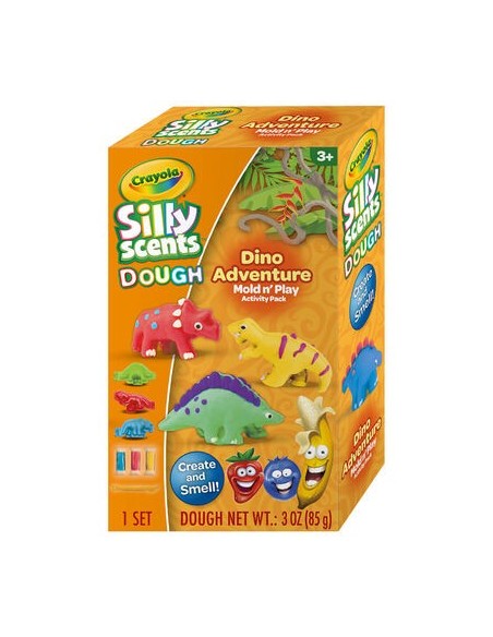 Silly scents set crea e modella dinosauro CRAA1-2369 Crayola | Futurartshop.com
