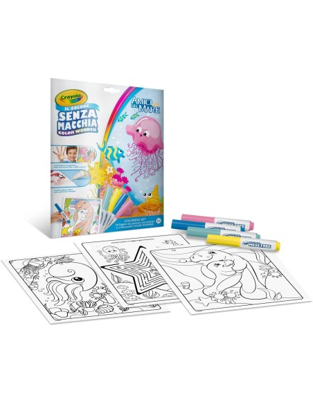 Coloring set color wonder amici del mare CRA75-7157 Crayola | Futurartshop.com