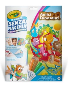 Coloring set color wonder amici dinosauri CRA75-7156 Crayola | Futurartshop.com