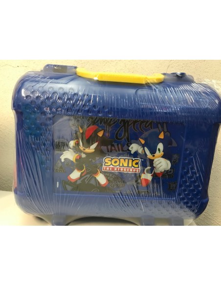 Valigetta Sonic con porta merenda e bicchiere ROISONIC12 Futurart | Futurartshop.com