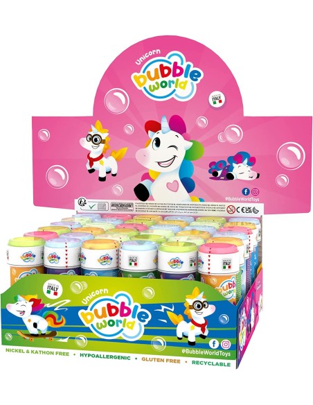 Bolle di sapone unicorno 60ml GIA80450 Futurart | Futurartshop.com