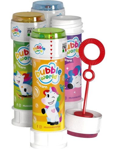 Bolle di sapone unicorno 60 ml GIA80450 Futurart | Futurartshop.com