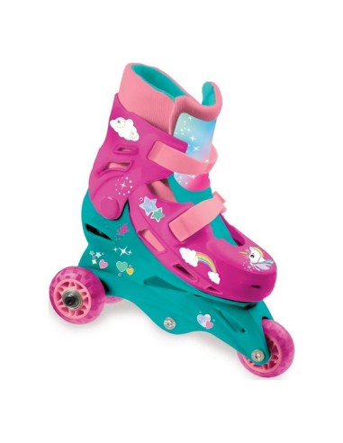 Pattini Tri-Inline Unicorno Regolabili Tg 29-32 MON28513 Mondo | Futurartshop.com