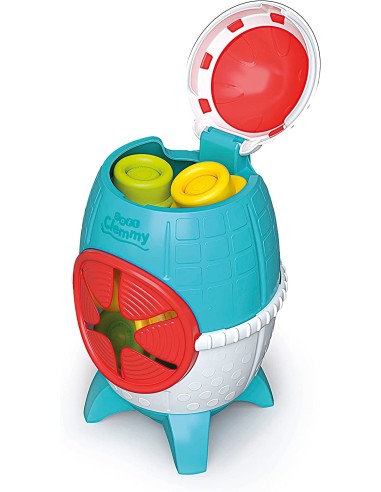 Soft Clemm razzo rocket bucket with 5 soft blocks CLE17806 Clementoni | Futurartshop.com